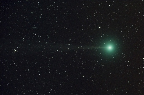 Comète Lovejoy C2014 Q2 prise le 21 décembre 2014 autour de minuit